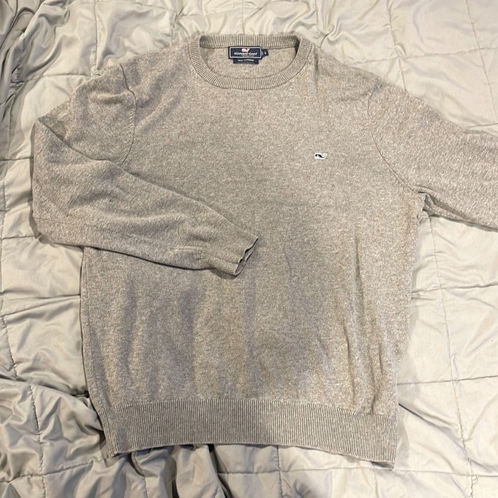 Vineyard Vines Mens Large Cashmere Blend Crewneck Sweater